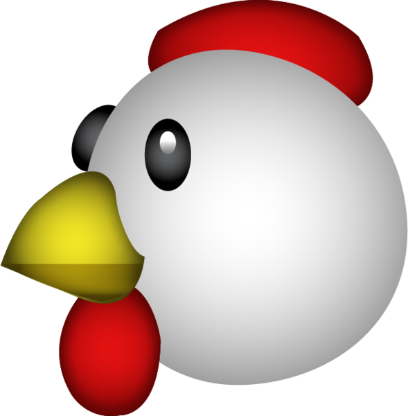 Emoticón de pollo